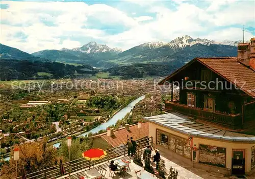 AK / Ansichtskarte Innsbruck Panorama Blick von der Hungerburg gegen Serles und Nockspitze Innsbruck