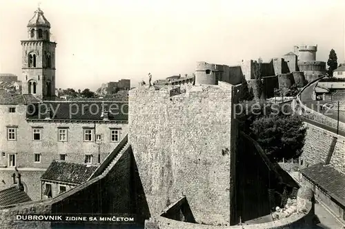 AK / Ansichtskarte Dubrovnik_Ragusa Schloss Stadtmauer  Dubrovnik Ragusa