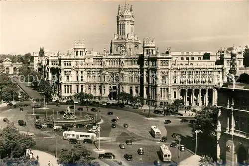 AK / Ansichtskarte Madrid_Spain Plaza de la Cibeles  Madrid Spain