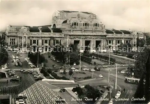 AK / Ansichtskarte Milano Piazza Duco d Aosta Stazione Centrale Milano