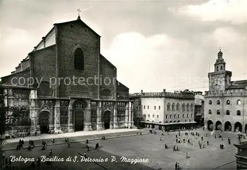 AK / Ansichtskarte Bologna Basilica di San Petronio Piazza Maggiore Bologna