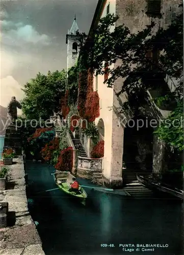 AK / Ansichtskarte Punta_Balbianello Stadtpanorama Punta Balbianello