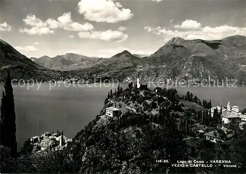 AK / Ansichtskarte Varenna_Lago_di_Como Vezio Castello Varenna_Lago_di_Como