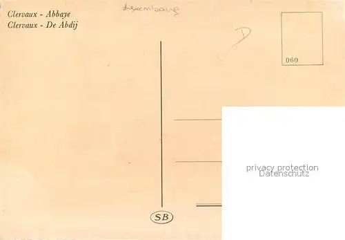 AK / Ansichtskarte Clervaux Abbaye Clervaux