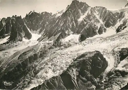 AK / Ansichtskarte Chamonix Aiguilles du Midi Glaciers des Bossons Chamonix