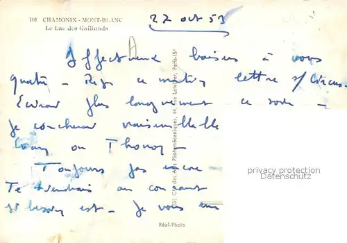 AK / Ansichtskarte Chamonix Mont Blanc Lac des Gaillands Chamonix