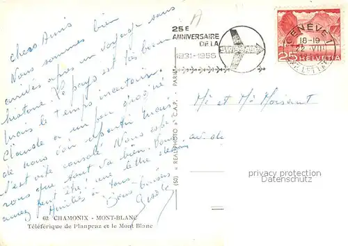 AK / Ansichtskarte Chamonix Mont Blanc Seilbahn Chamonix