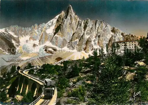 AK / Ansichtskarte Chamonix Aiguille du Dru Hotel du Montenvers Chamonix