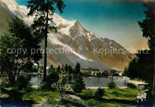 AK / Ansichtskarte Chamonix Lac Massif du Mont Blanc Chamonix