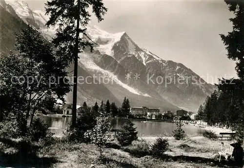 AK / Ansichtskarte Chamonix Lac massif du Mont Blanc Chamonix