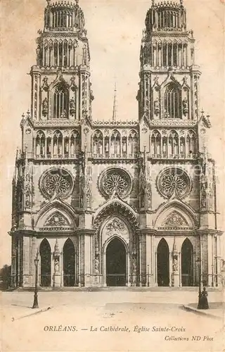 AK / Ansichtskarte Orleans_Loiret Cathedrale Eglise Sainte Croix Orleans_Loiret