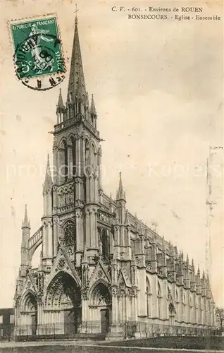 AK / Ansichtskarte Bonsecours_France Eglise  Bonsecours France