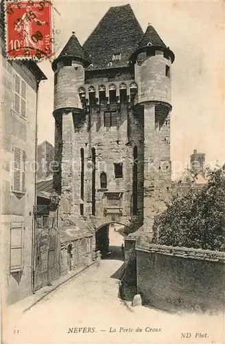 AK / Ansichtskarte Nevers_Nievre Porte du Croux Nevers Nievre