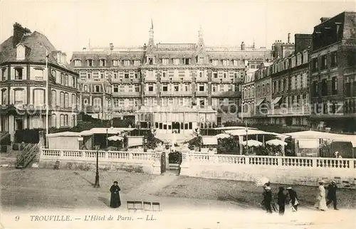 AK / Ansichtskarte Trouville sur Mer Hotel de Paris Trouville sur Mer