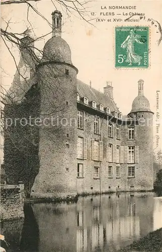 AK / Ansichtskarte Flers_Orne Chateau Flers_Orne