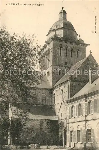 AK / Ansichtskarte Lessay Abside de l`Eglise Lessay