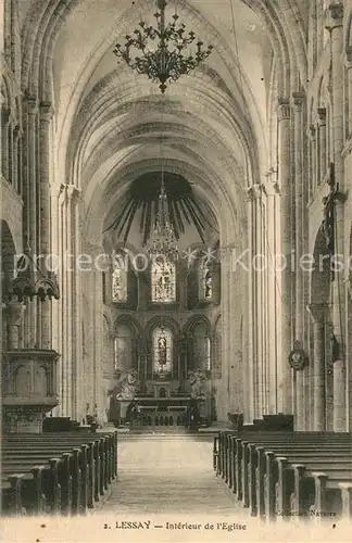 AK / Ansichtskarte Lessay Eglise Lessay