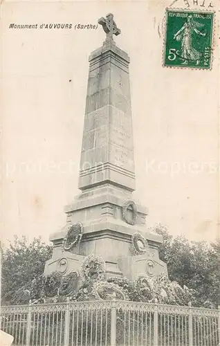 AK / Ansichtskarte Sarthe_La (Departm.) Monument d`Auvours Sarthe_La (Departm.)