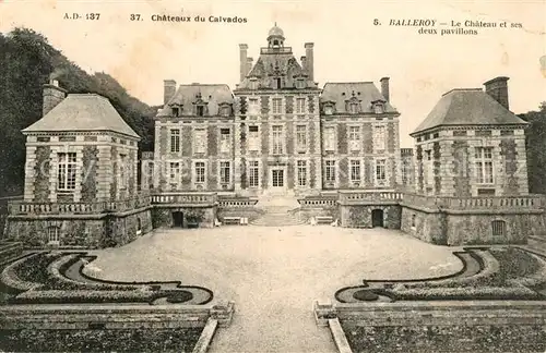 AK / Ansichtskarte Balleroy Chateau et ses deux pavillons Balleroy