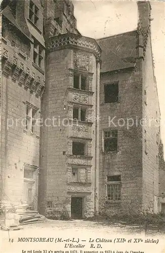 AK / Ansichtskarte Montsoreau Chateau Montsoreau