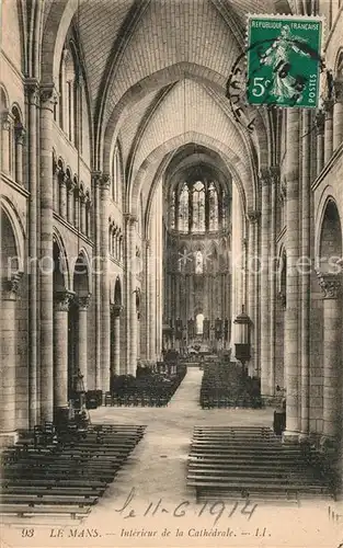 AK / Ansichtskarte Le_Mans_Sarthe Cathedrale Le_Mans_Sarthe