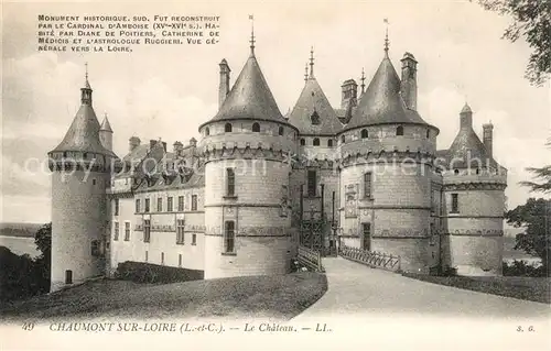 AK / Ansichtskarte Chaumont sur Loire Chateau Chaumont sur Loire