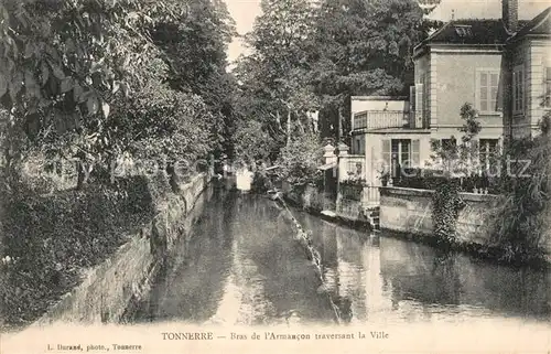 AK / Ansichtskarte Tonnerre Bras de l`Armancon  Tonnerre