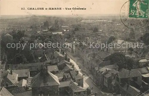 AK / Ansichtskarte Chalons sur Marne_Ardenne Vue Generale Chalons sur Marne Ardenne