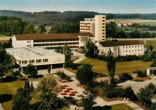 AK / Ansichtskarte Bad_Schussenried Parksanatorium mit Zellerseebad und Zellerhof Bad_Schussenried