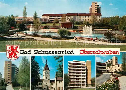 AK / Ansichtskarte Bad_Schussenried Moorheilbad an der oberschw?dischen Barockstrasse Bad_Schussenried