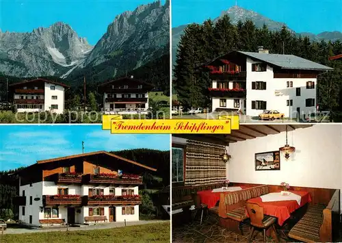 AK / Ansichtskarte Going_Wilden_Kaiser_Tirol Fremdenheim Hans und Rosa Schipflinger Going_Wilden_Kaiser_Tirol