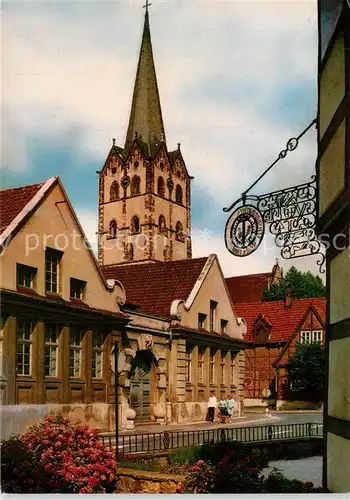 AK / Ansichtskarte Herford Markthalle und M?nster vom Haus des Handwerks gesehen Herford