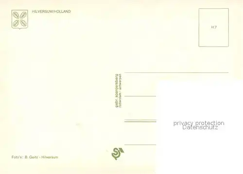 AK / Ansichtskarte Hilversum  Hilversum