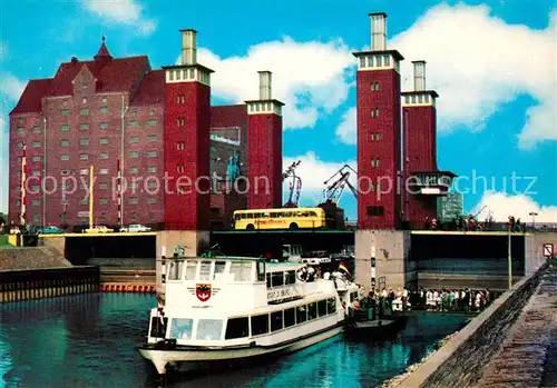 AK / Ansichtskarte Duisburg_Ruhr Schwanentorbr?cke Duisburg Ruhr