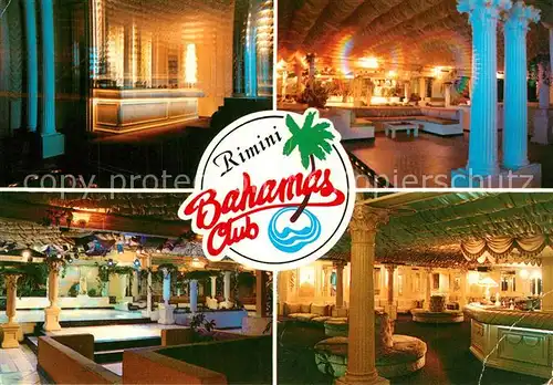 AK / Ansichtskarte Rimini Bahamas Club Details Rimini