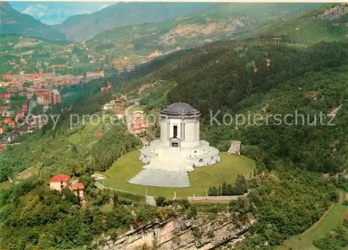 AK / Ansichtskarte Rovereto Sacrario Militare di Castel Dante Fliegeraufnahme Rovereto
