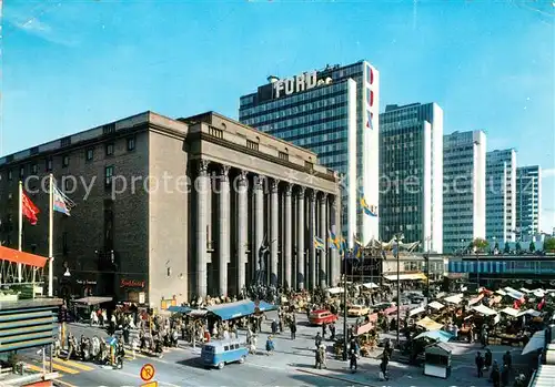 AK / Ansichtskarte Stockholm Konserthuset och Hoetorgs City Stockholm