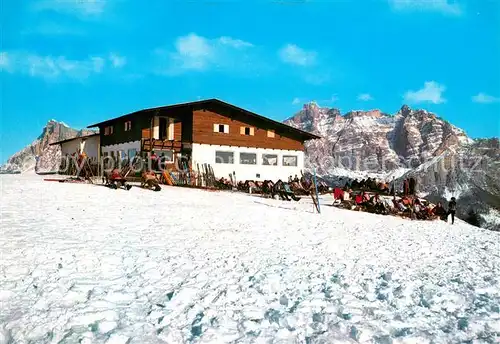 AK / Ansichtskarte Dolomiten Hochgadertal Huette Piz La Villa Berghaus Restaurant Kreuzkofel La Varella Dolomiten