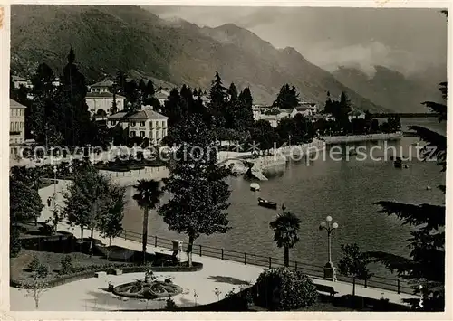 AK / Ansichtskarte Locarno_Lago_Maggiore Quai Giuseppe Motta Locarno_Lago_Maggiore
