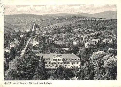 AK / Ansichtskarte Bad_Soden_Taunus Panorama Blick auf das Kurhaus Bad_Soden_Taunus