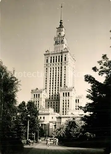 AK / Ansichtskarte Warszawa Palac Kultury i Nauki Warszawa