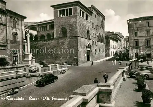 AK / Ansichtskarte Tarquinia Corso Vittorio Emanuele Tarquinia