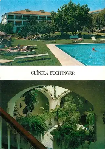 AK / Ansichtskarte Malaga_Andalucia Clinica Buchinger Klinik Park Swimming Pool Malaga_Andalucia