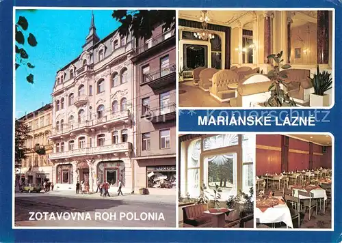 AK / Ansichtskarte Marianske_Lazne Zotavovna ROH Polonia Hotel Restaurant Marianske_Lazne