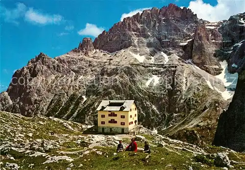 AK / Ansichtskarte Cima_Undici_Vinschgau_Suedtirol Elferkofel Schutzhuette Rifugio Zsigmondi Comici Cima_Undici