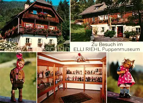 AK / Ansichtskarte Puppen Puppenmuseum Elli Riehl Ein?de Treffen Villach 