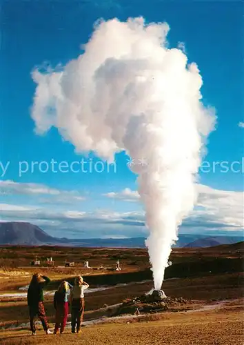 AK / Ansichtskarte Geysire_Vulcans_Geysers_Vulkane Gufugos i Namaskardi Schwefelfeld 