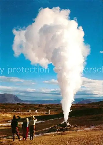 AK / Ansichtskarte Geysire_Vulcans_Geysers_Vulkane Gufugos i Namaskardi Schwefelfeld 