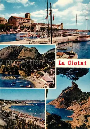 AK / Ansichtskarte La_Ciotat Port Strand La_Ciotat