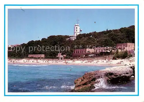 AK / Ansichtskarte Martigues Strand mit Leuchtturm Martigues
